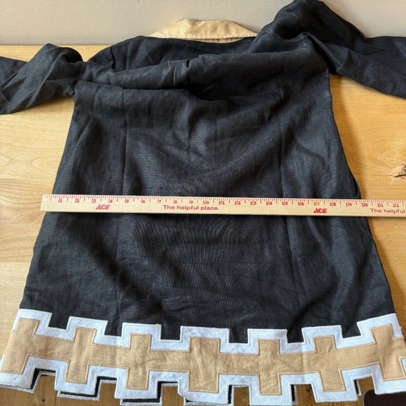 TUCKERNUCK X ATLANTIC PACIFIC LINEN DRESS PREPPY BREATHABLE RETRO MOD WHIMSY XS - Picture 9 of 12